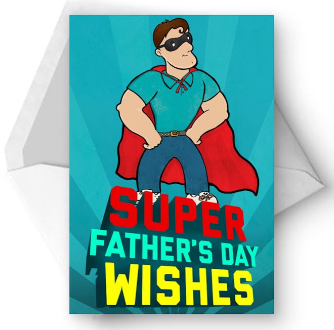 Super Fathers Day Wishes - Father's Day Card