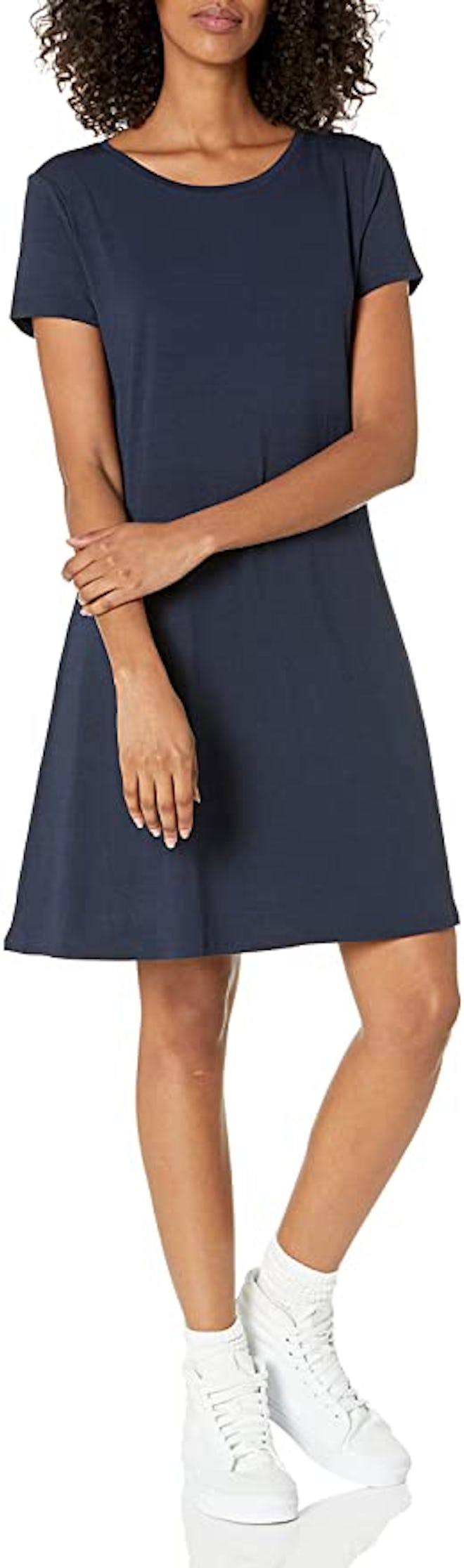 Amazon Essentials Scoop-Neck Swing Dress