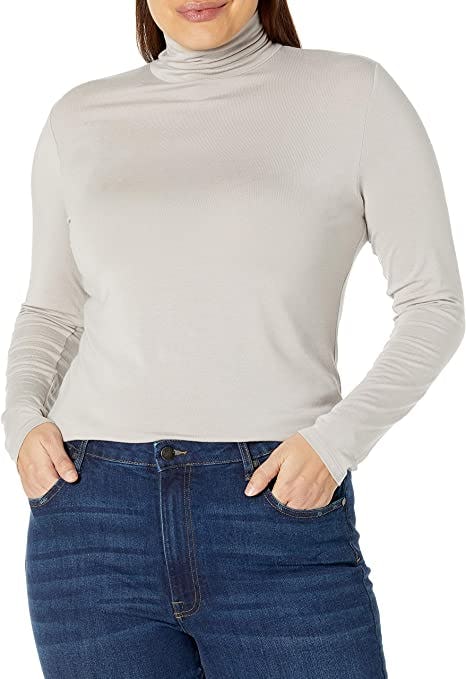 The Drop Phoebe Long-Sleeve Turtleneck