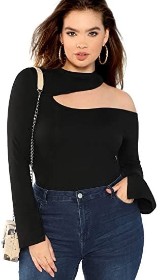 SheIn One-Shoulder Shirt