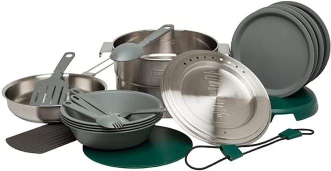 amazon stanley base camp 21-piece cookware set