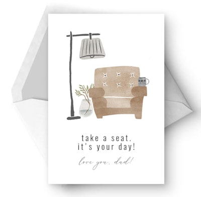 Vintage Objects - Father's Day Card