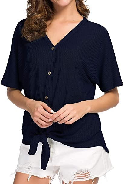 IWOLLENCE Waffle-Knit Top