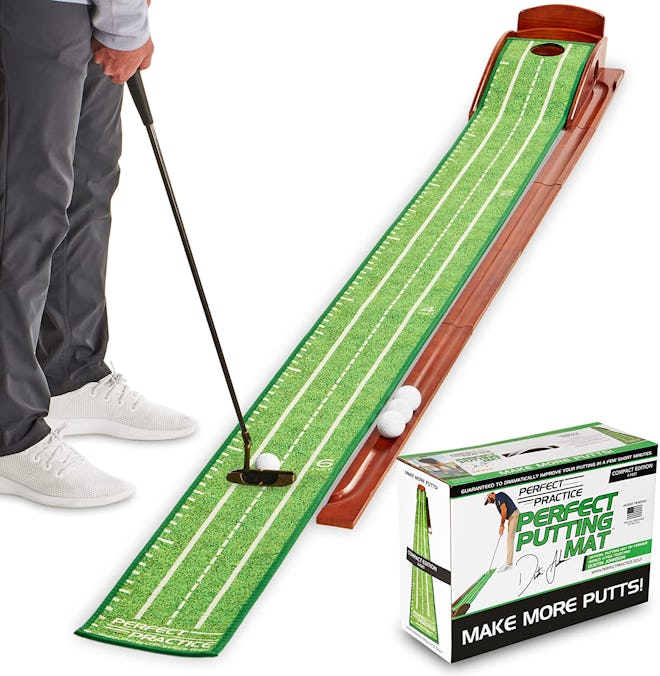 amazon perfect practice indoor golf putting mat