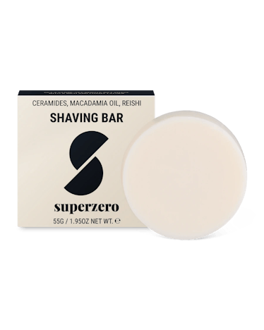 Superzero's softest touch shaving bar is a june skin care must have
