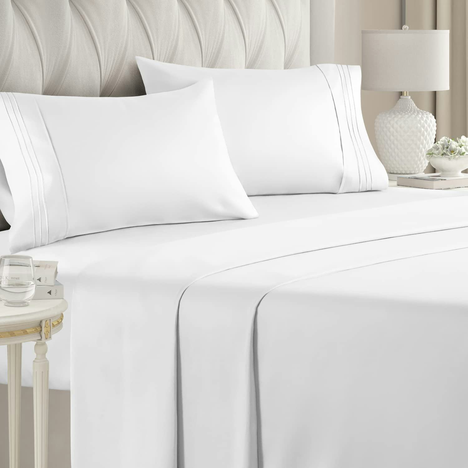 CGK Unlimited Hotel Luxury Bed Sheets (4-Piece Set)