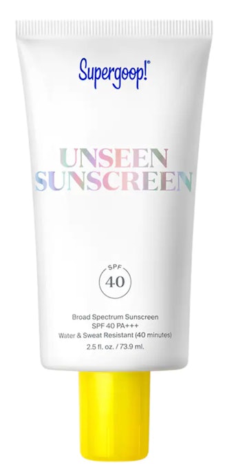Supergoop! Unseen Sunscreen SPF 40 for no-makeup makeup