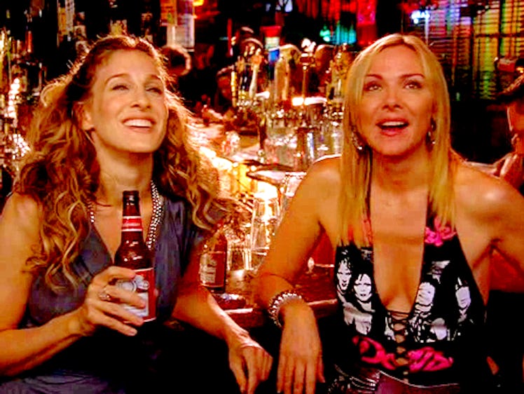 Sarah Jessica Parker and Kim Cattrall in 'Sex and the City'