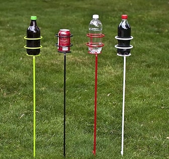Decko Outdoor Drink Holder Stakes (4-Pack)