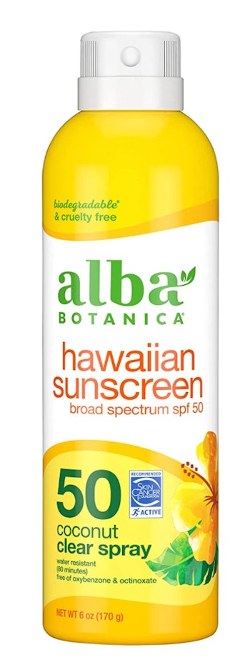 Alba Botanica Hawaiian Coconut SPF 50 (6 Oz.) Sunscreen for Bald Heads