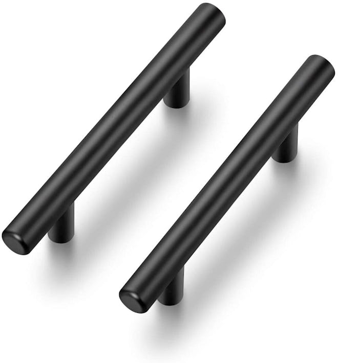 Ravinte Matte Black Stainless Steel Drawer Pulls (30-Pack)