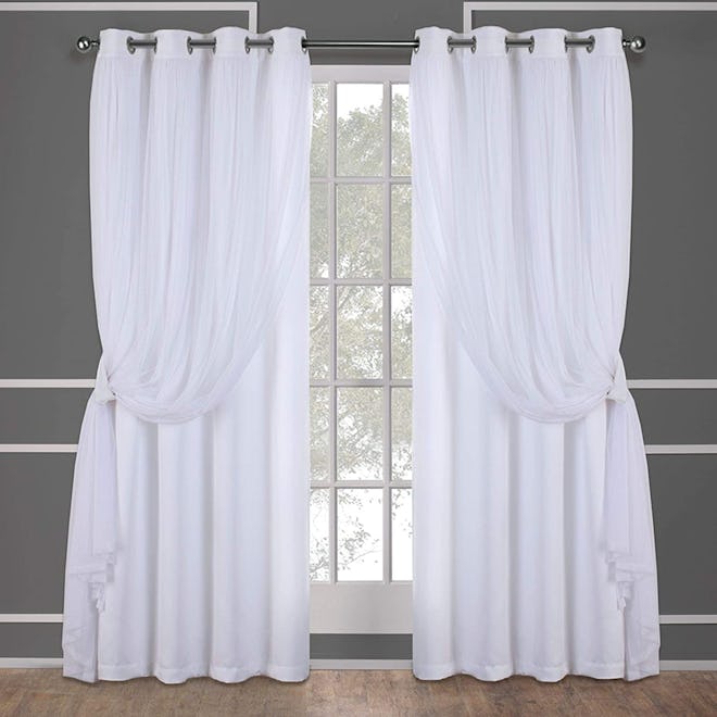 PWWDADA Catarina Layered Blackout and Sheer Window Curtains