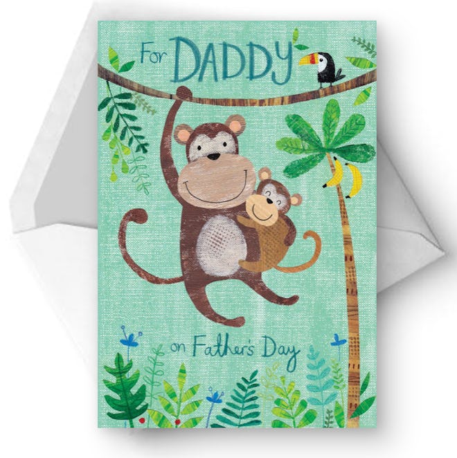 Daddy Monkeys - Father's Day Card