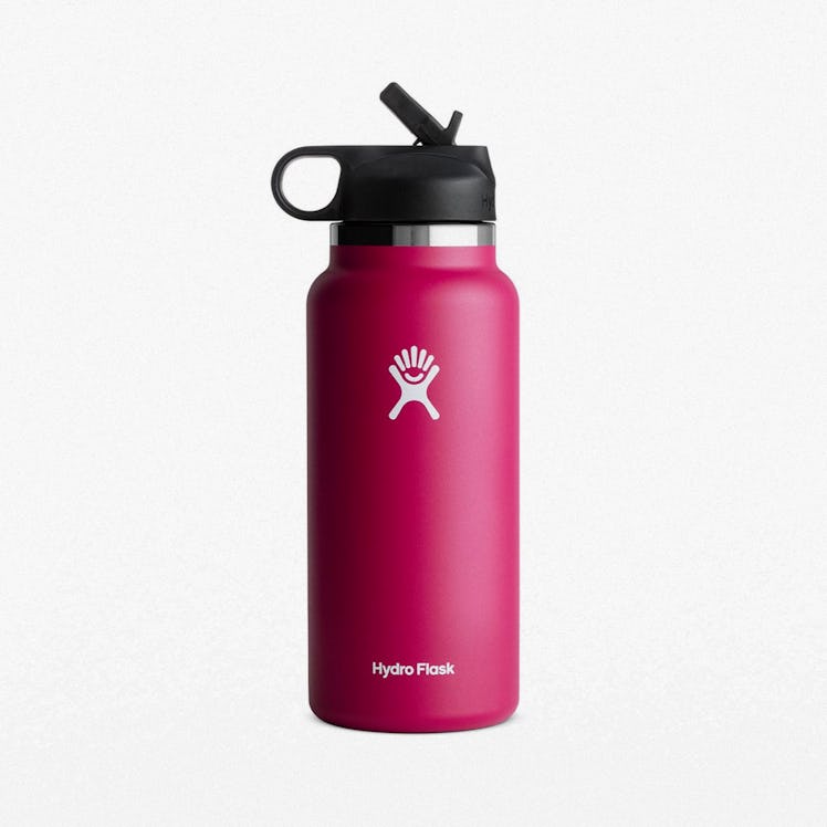 32oz Wide Mouth Bottle w/Straw Lid
