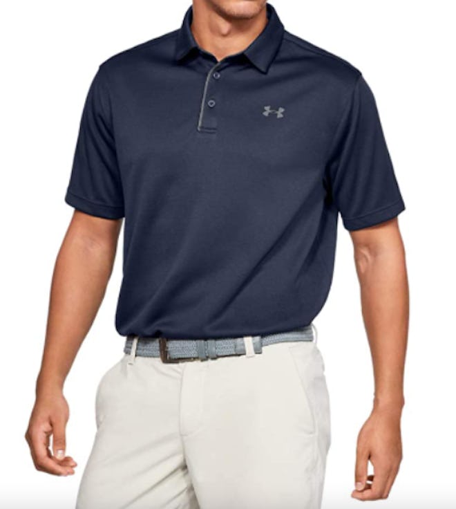 amazon under armour men’s tech golf polo