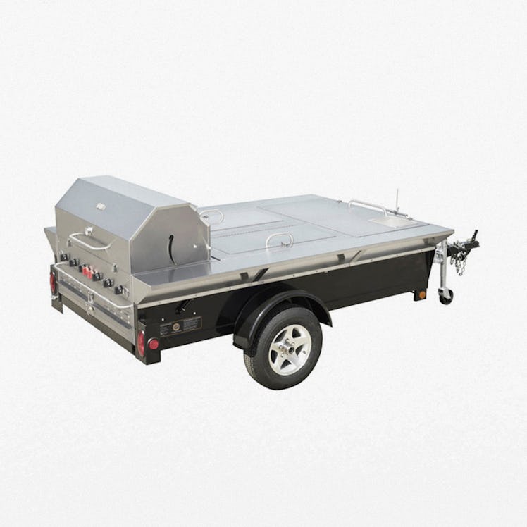TG-4 69" Tailgate Grill with Beverage Compartments and Sink