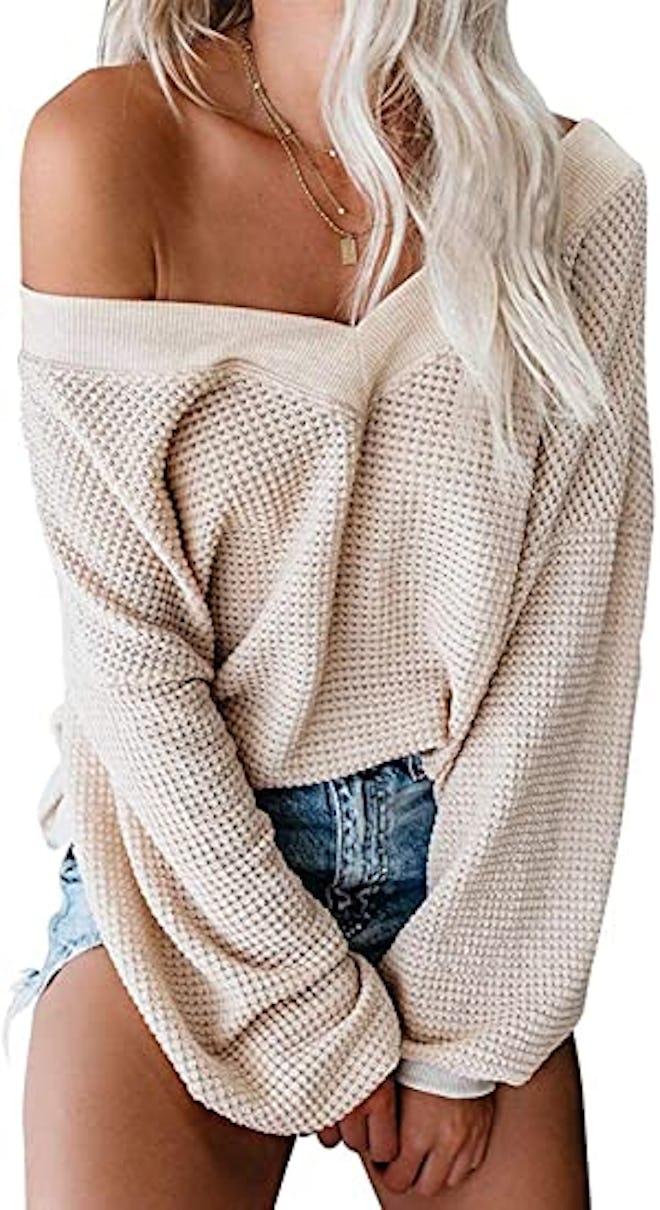 ReachMe Oversized Off-The-Shoulder Top