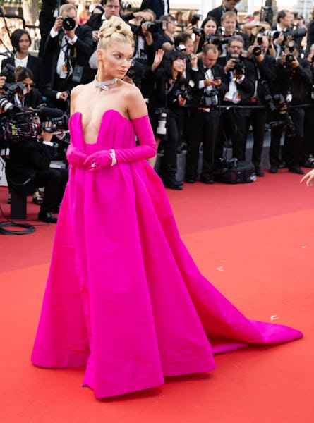 Elsa Hosk on Cannes Red Carpet
