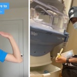 TikTok Influencer Miki gives new parents all the info on whether they can take home supplies from th...
