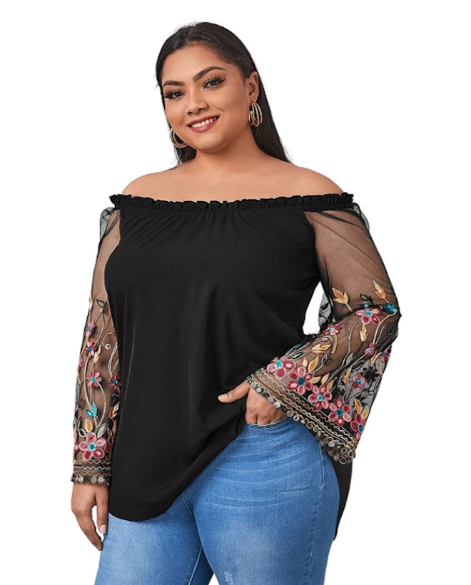 ROMWE Off-The-Shoulder Tunic