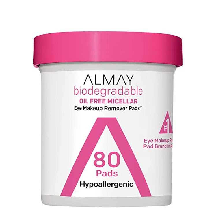Almay Biodegradable Oil Free Micellar Eye Makeup Remover Pads can remove even the heaviest makeup