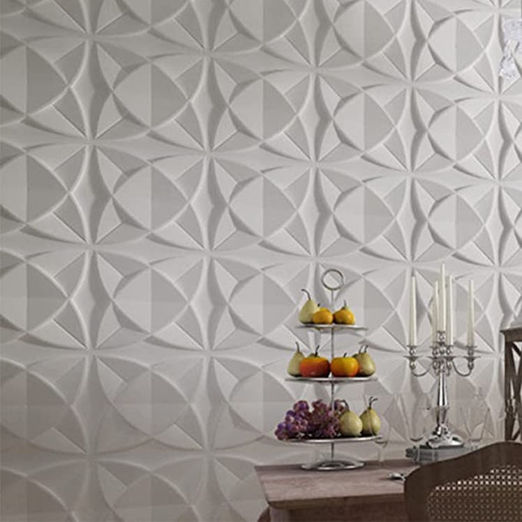 Art3d Plant Fiber Textured 3D Wall Panels (33 Tiles)