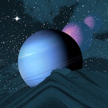 An illustration of Neptune. Here's how Neptune Retrograde 2022 will affect each zodiac sign.