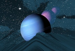 An illustration of Neptune. Here's how Neptune Retrograde 2022 will affect each zodiac sign.