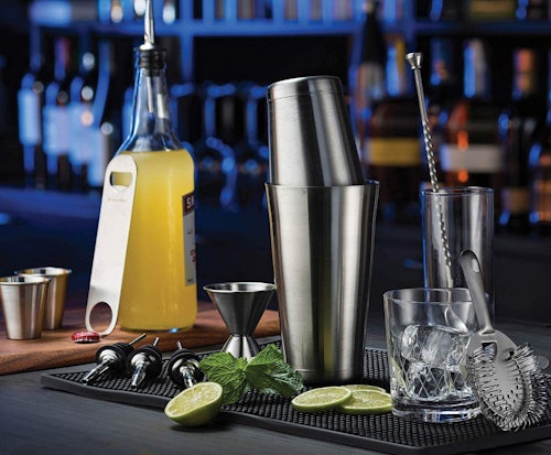 FineDine Cocktail Shaker Set (14-Piece Set)