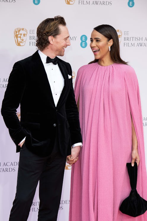 Tom Hiddleston and Zawe Ashton at the 2022 BAFTA Awards