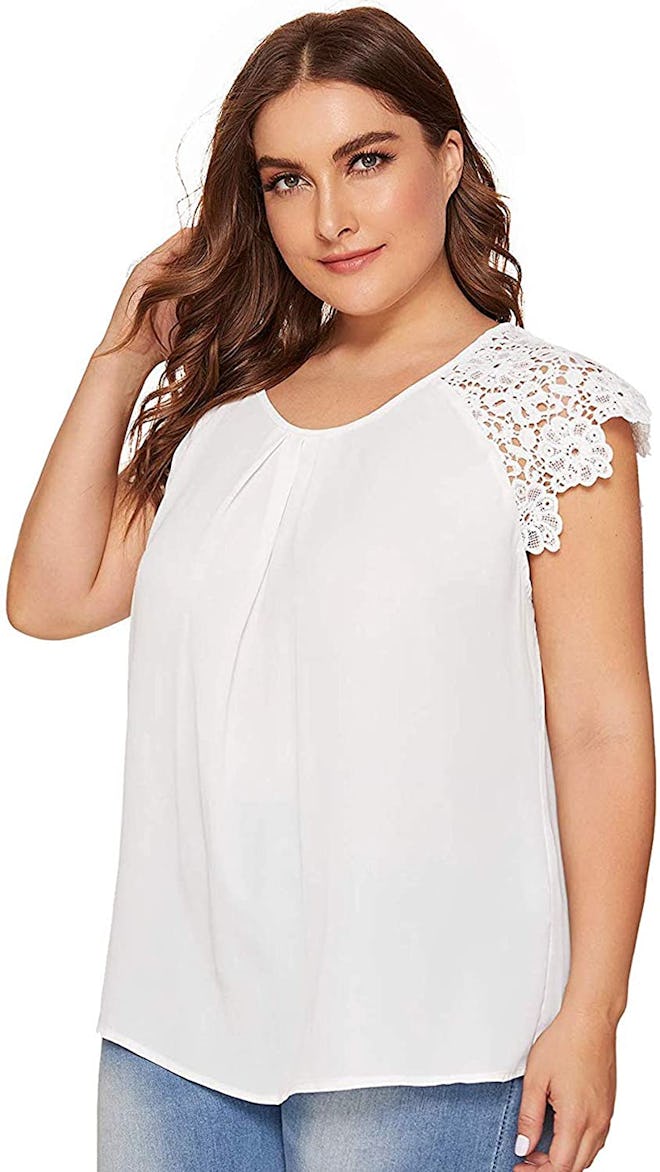 ROMWE Round Neck Blouse