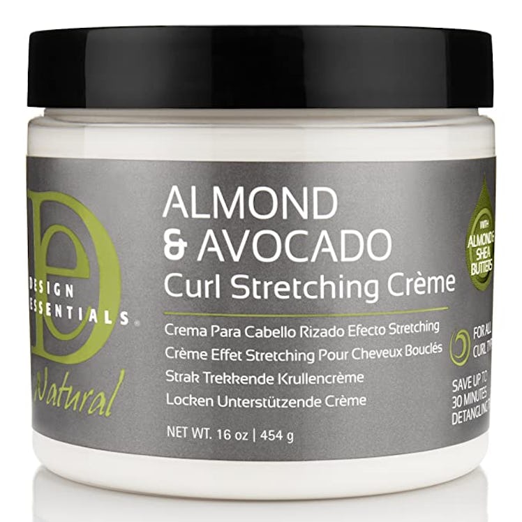 Design Essentials Natural Almond & Avocado Curl Stretching Cream is a curl cream for soft shiny curl...