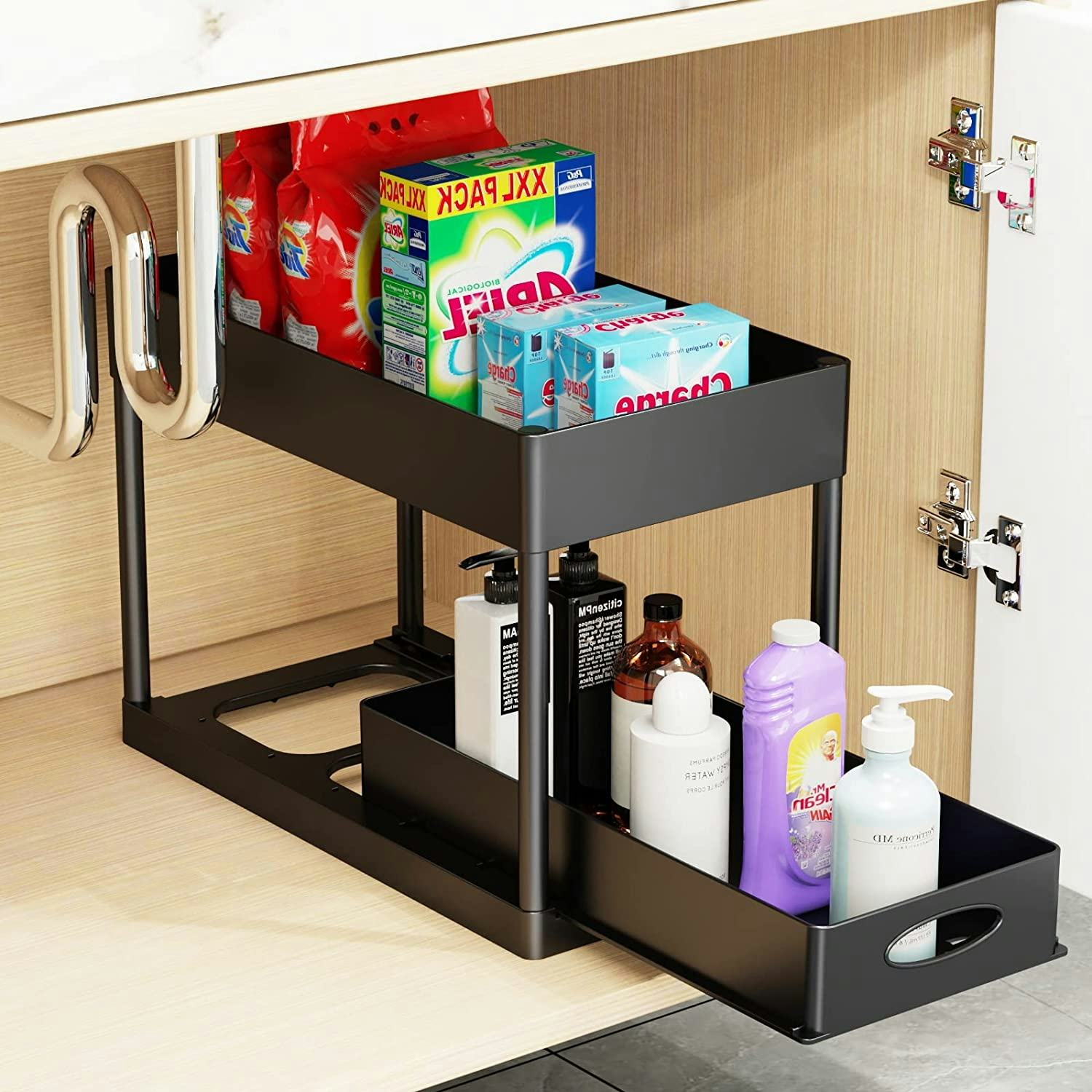 PUILUO Sliding Cabinet Organizer
