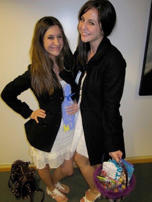 Anna Petrelli and Erin Weiss in college.