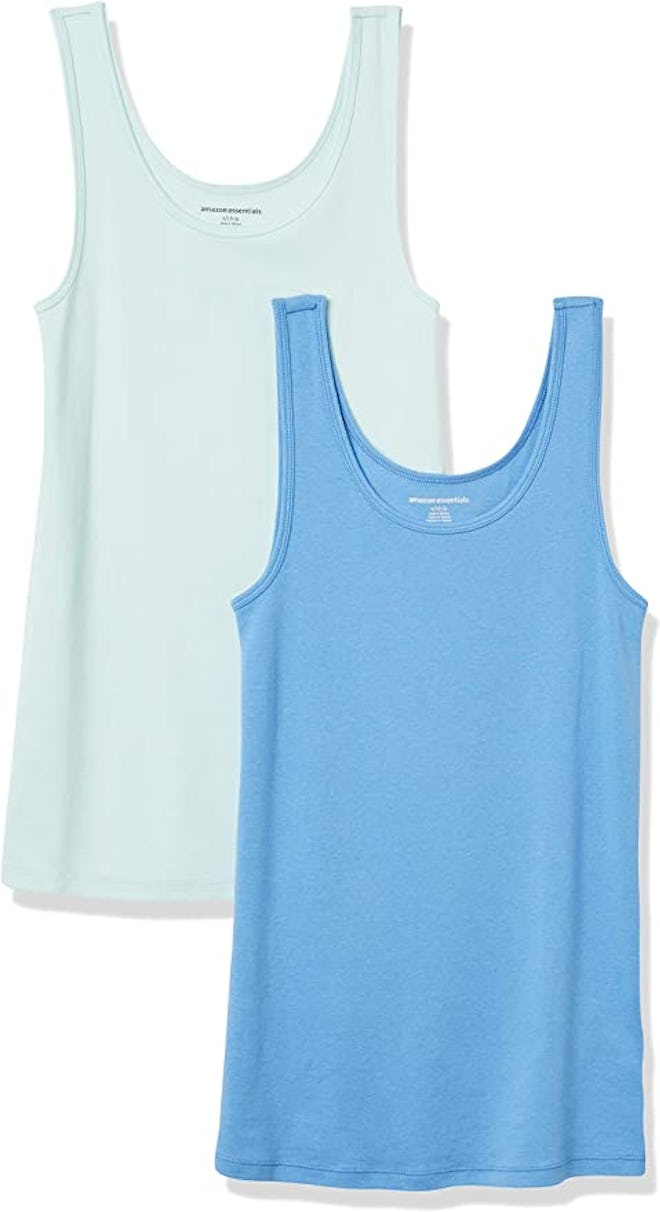 Amazon Essentials Slim-Fit Tank (2-Pack)