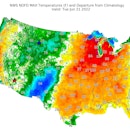 The first day of summer 2022 brought soaring temperatures across a large part of the United States. 