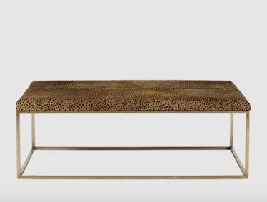 Birell Dyed Goat Hair Coffee Table - Leopard