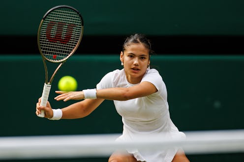 Emma Raducanu at Wimbldeon 2022