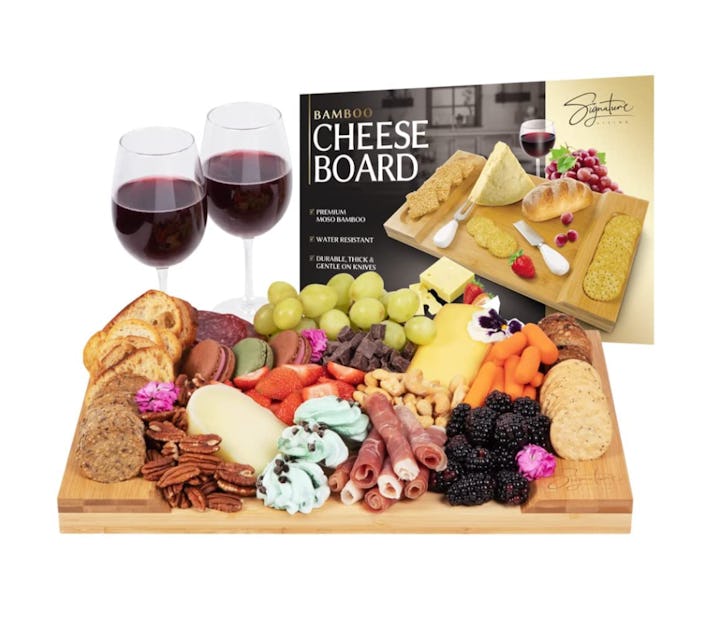 Signature Living Bamboo Charcuterie Board