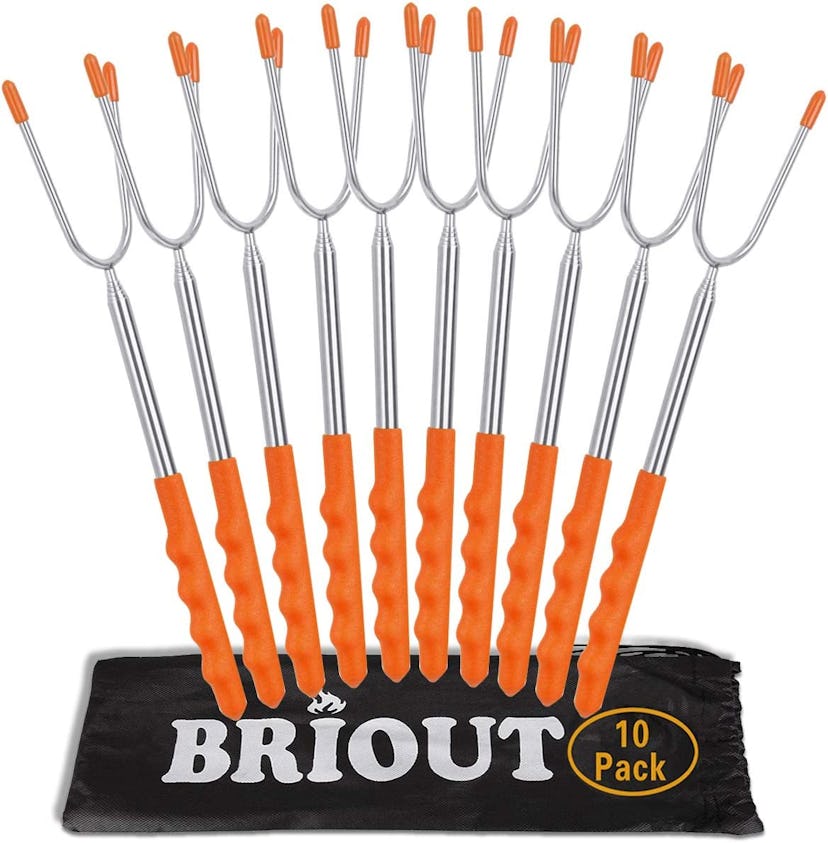 Briout Marshmallow Roasting Sticks 10-Pack