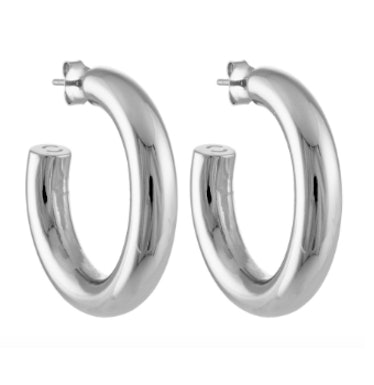 1.5" Perfect Hoops in Silver