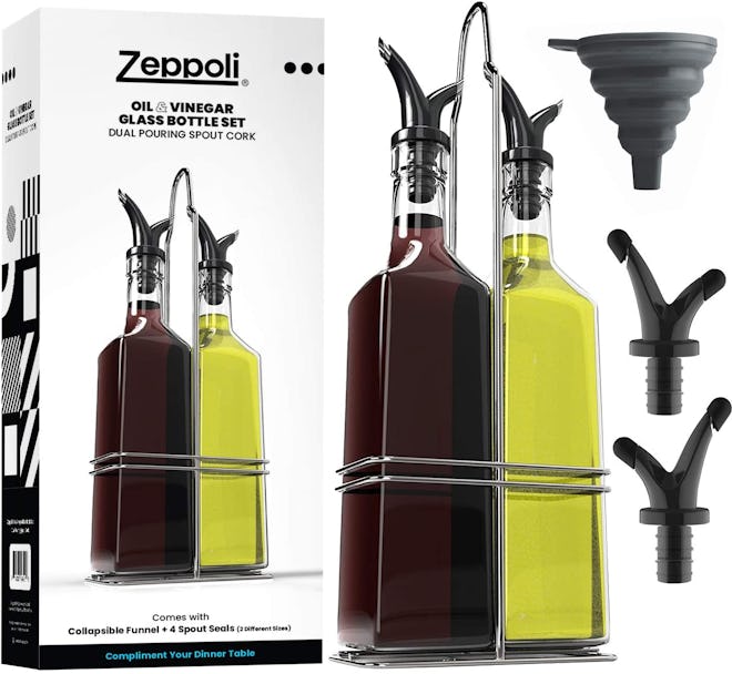 Zeppoli Olive Oil Dispenser Bottle Set 