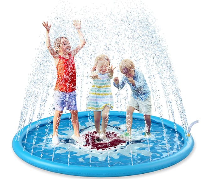 The Jasonwell Splash Pad Sprinkler will make your backyard a kid oasis.