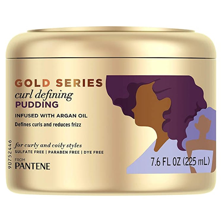 Pantene Pro-V Gold Series Sulfate-Free Curl-Defining Pudding is a curl cream for soft shiny curls