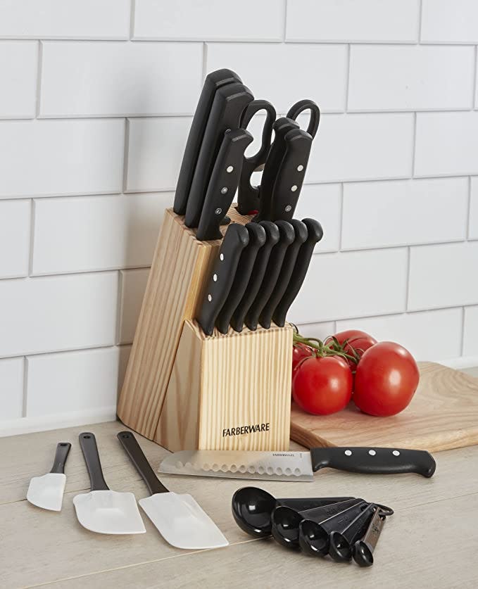 Farberware Knife Block Set (22 Pieces)