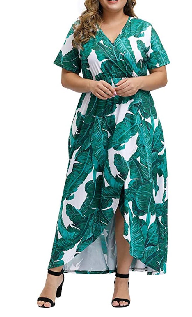 ALLEGRACE Wrap Maxi Dress