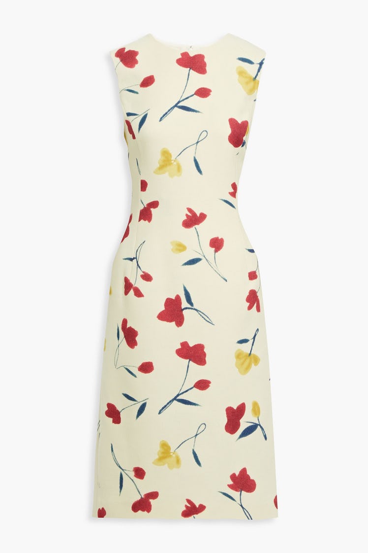 Oscar de la Renta floral dress