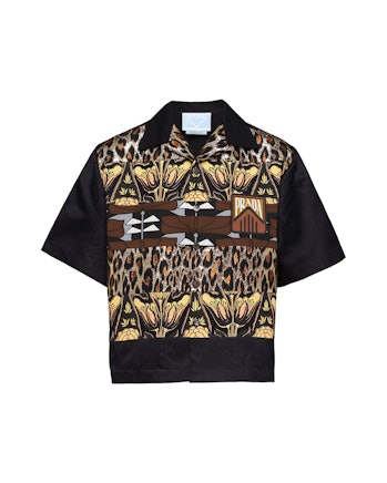 Front of Prada's second Timecapsule NFT shirt is made with pieces of Prada's archive