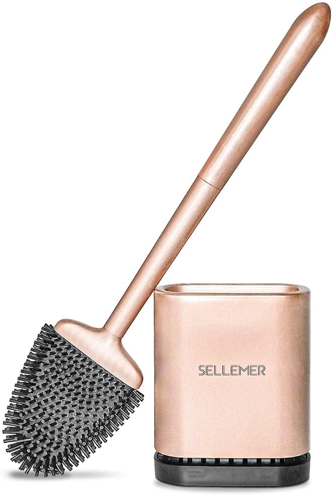 Sellemer Silicone Toilet Brush and Holder