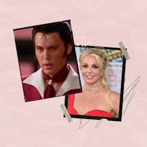 In addition to Austin Butler singing in 'Elvis,' Britney Spear makes a musical cameo. Photos via War...